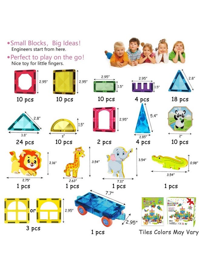 مجموعات بناء بلاط مغناطيسي للأطفال، مكعبات مغناطيسية ثلاثية الأبعاد، ألعاب بناء تعليمية، هدايا عيد الميلاد للأطفال الصغار، الأولاد والبنات من سن 3 إلى 10 سنوات فما فوق - pzsku/Z2310FEF5A63A667E64A7Z/45/_/1733730290/7ddd0df7-96a2-46ed-baf9-ebefc1dbf260