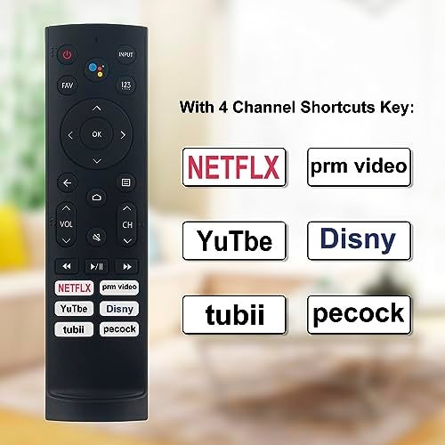 PERFASCIN ERF3A90 Replacement Voice Remote Control fit for Hisense 85U7H 55U7G 65U7G 75U9DG 75U7G U7G U9G U8 U7H QLED Series 4K ULED Android Smart TV 55A76K 75A76K - Image 4