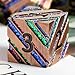 DNDND Stripe Metal DiceDNDND Metallic Glitter Stripes DND Dice with Gift Metal Box for Dungeons and Dragons Tabletop Game Colorful Stripes - Image 3