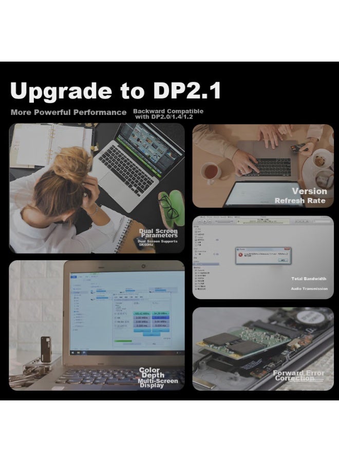 Dockcase Smart M.2 Ssd Enclosure With Screen, Portable Hard Drive Case, Type-c 3.2 Nvme Protocol, High-end Peripheral Product, M.2 Case Compatible With Iphone 16 - Image 2