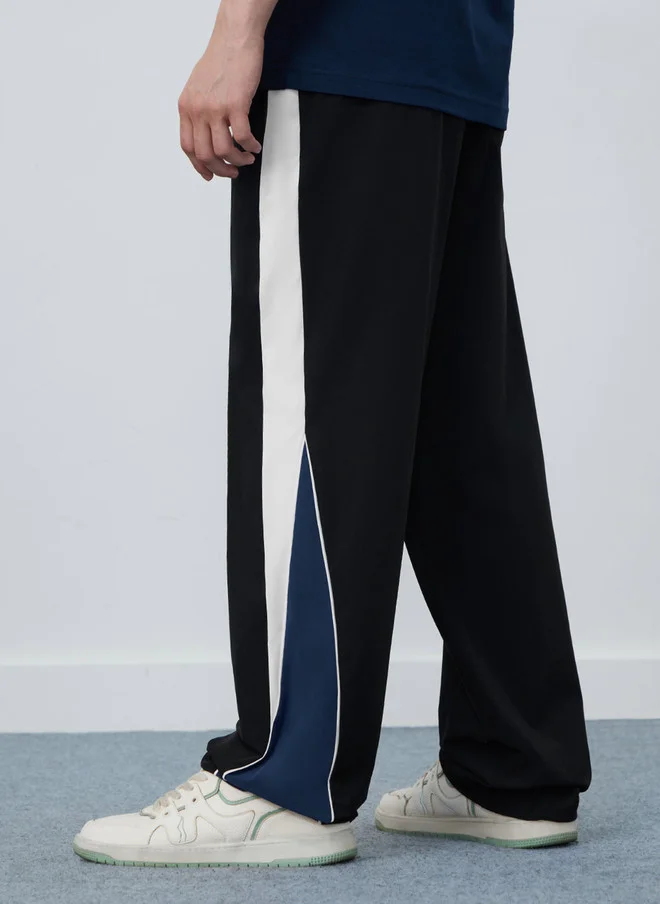 ذا سوليد ستور The Souled Store Men Baggy-Fit Colourblocked Multicolor Joggers
