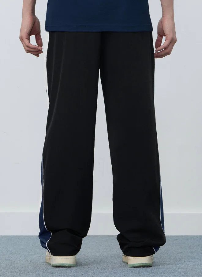 The Souled Store  The Souled Store Men Baggy-Fit Colourblocked Multicolor Joggers  | Best Price UAE