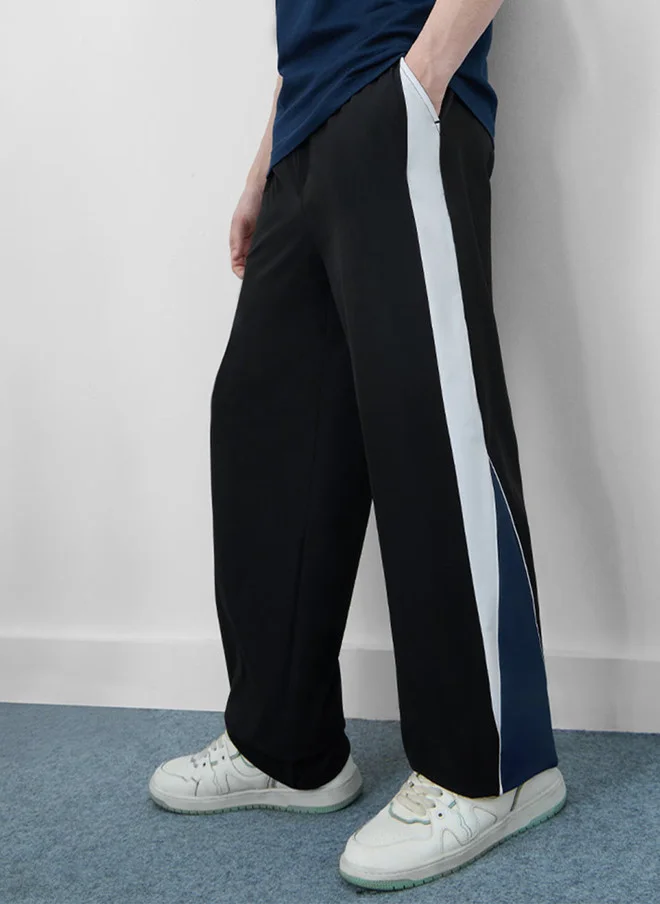 ذا سوليد ستور The Souled Store Men Baggy-Fit Colourblocked Multicolor Joggers
