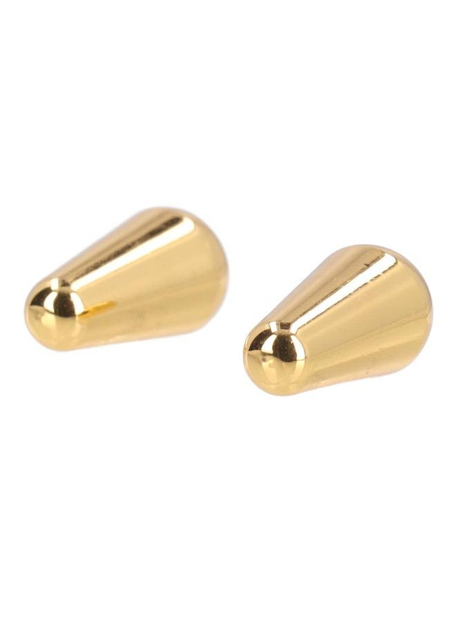 Thoraya - 2PCS Guitar Pickup Switch Caps 3 Way 5 Way Toggle Switch Knob Tip Replacement for ST TL Style Electric Guitars Gold - Image 1