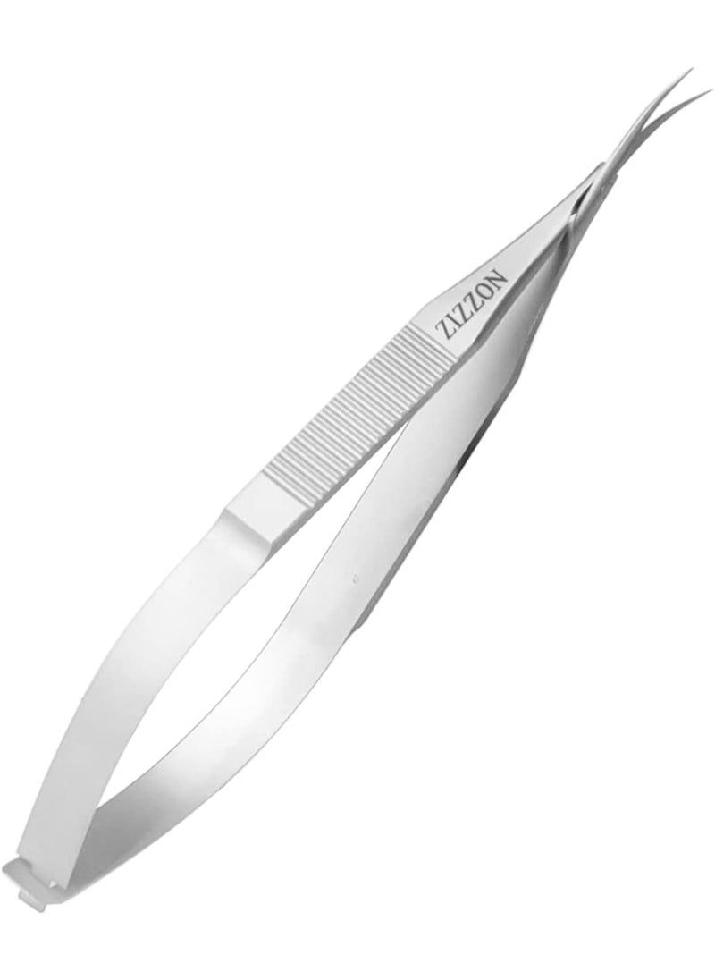 ZIZZON ZIZZON Cuticle Scissors Extra Fine Curved Professional Precise Pointed Tip Grooming kit for Eyebrow Eyelash Trim Nail and Dry Skin 