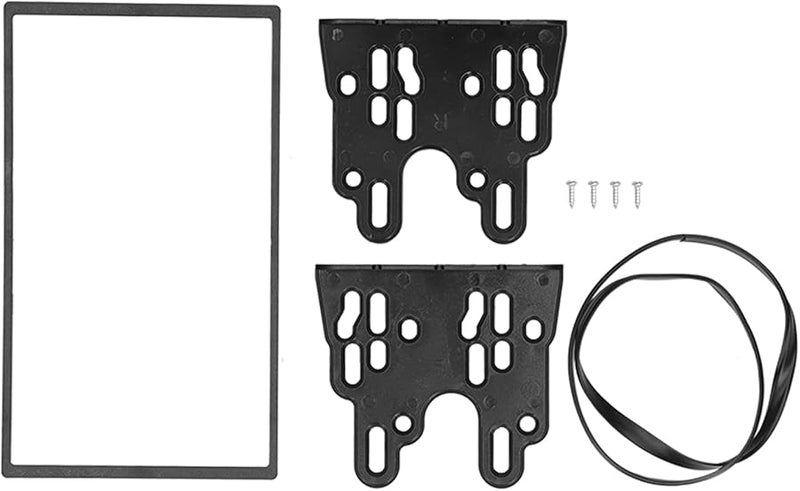 مادة ABS إطار واجهة راديو ستيريو 2 دين لهوندا جاز 02-08 بمقود يمين مع تكييف يدوي لوحة عدادات سهلة التركيب - Image 5