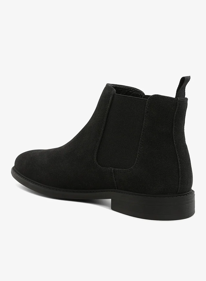 London Rag  London Rag Men's Faux Leather Chelsea Boots in Black for Men | Best Price UAE