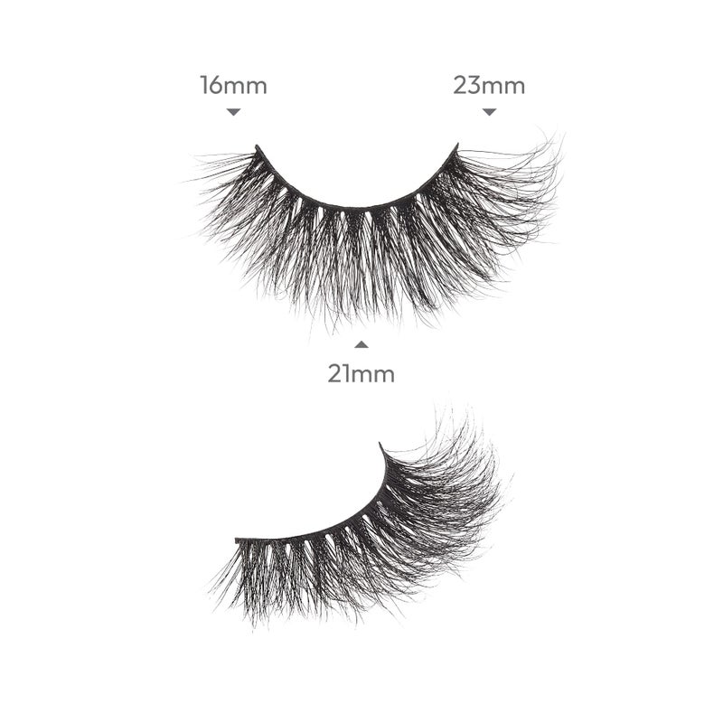 i.Envy i-ENVY Luxury Mink Collection False Eyelashes 100% Real Mink Glamorous Eye Look Lashes Maximum Fluffiness 3D Multi-Curl Angle (3 Pack) - Image 4