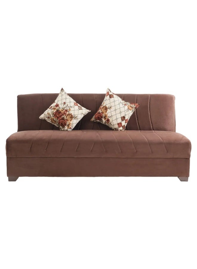 Inza Jaguar sofa without armrest (sofa - chaise lounge - bed) 3 seats, size 180*100 cm + 2 pillows - Image 2