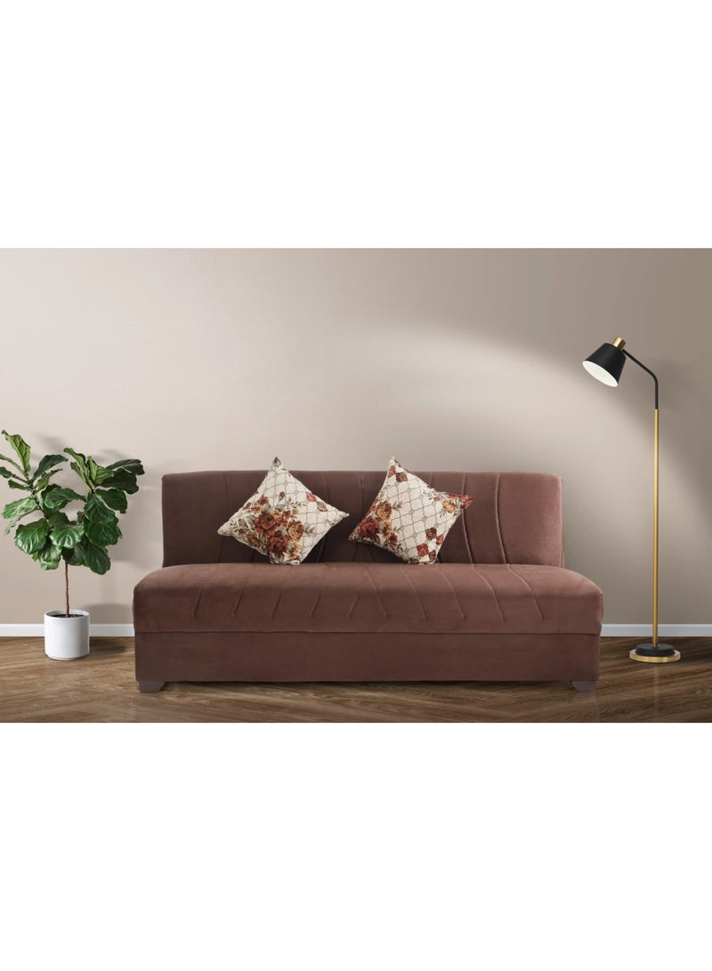 Inza Jaguar sofa without armrest (sofa - chaise lounge - bed) 3 seats, size 180*100 cm + 2 pillows - Image 1