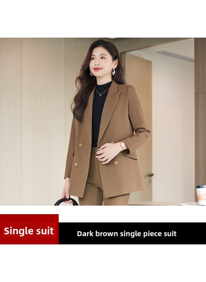 Autumn Fashion Sense Suit Temperament Goddess Style Suit Jacket Women's Formal Wear Professional Suit Overalls 