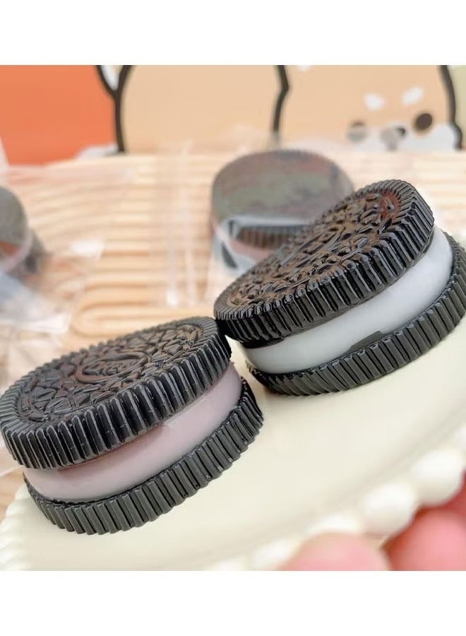 4 Pack Handmade Soft Cookie Squishy,Silicone Taba Squishy Toy,Perfect Stress and Anxiety Relief，for Friends,(Four Color) - Image 4