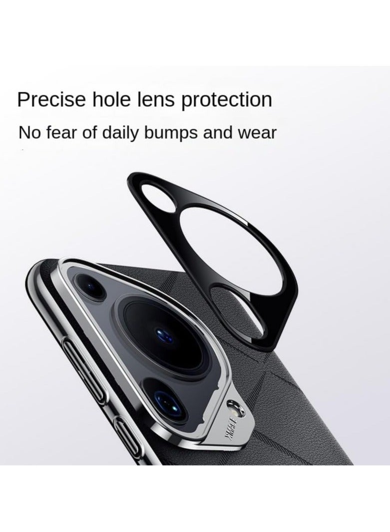 general Luxury PU Leather Case for Huawei Pura 70 Ultra,with Lens Protector,Anti-fingerprint Leather Phone Case for Pura 70 Ultra - Image 2