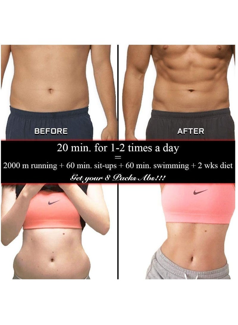 KASTWAVE Abs Stimulator Abdominal Toning Belt, USB Charging Portable Fitness Muscle Trainer for Abdomen, Arm, and Leg with 6 Modes and 10 Strength Levels - Image 2