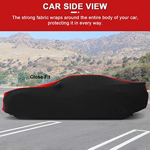 SPORTULI Indoor Car Cover Replace for 2010-2025 Chevy Camaro, Luxurious Stretch Satin Ultimate Custom-fit Indoor Car Cover for Dust-Proof, Underground Garage, Car Show (Camaro) - Image 5