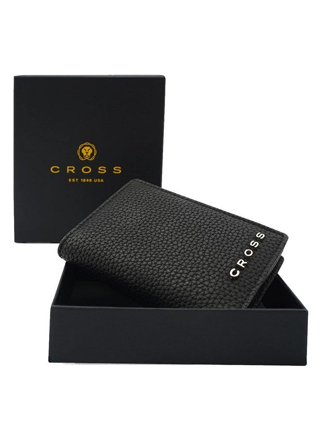 Cross محفظة إدارة الأعمال وبطاقات الائتمان من كروس جلد أسود جديدة - Image 2