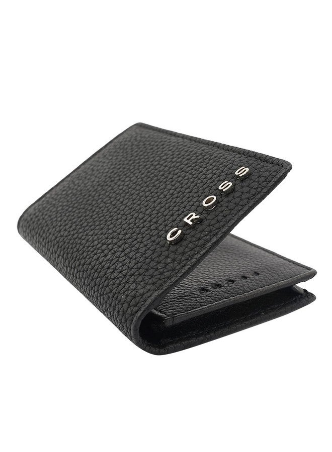 Cross محفظة إدارة الأعمال وبطاقات الائتمان من كروس جلد أسود جديدة - Image 4