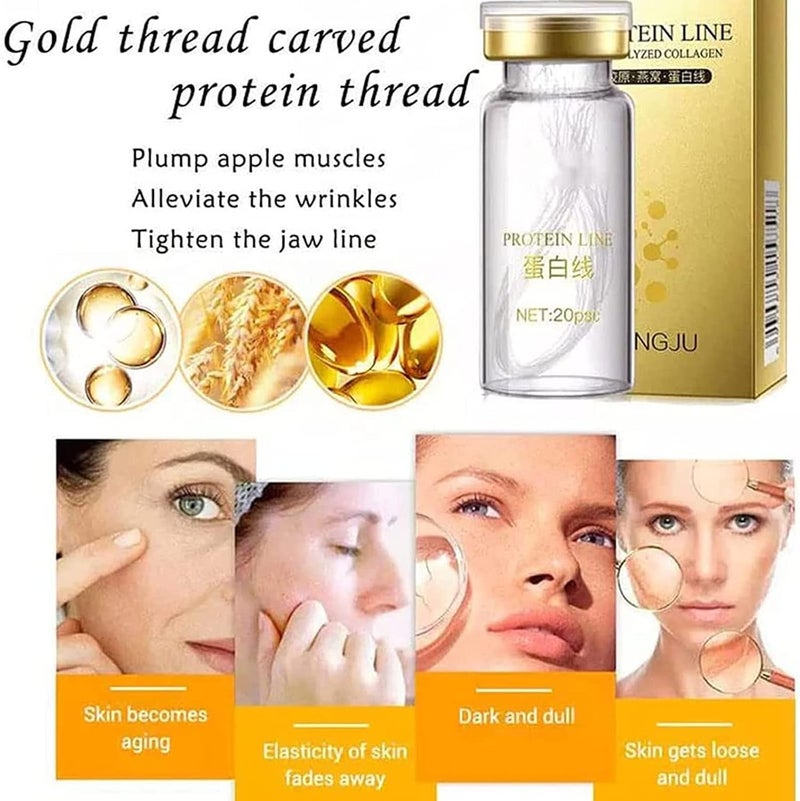 woobles Korean Protein Thread Lifting Set,Absorbable Collagen Thread for Face Lift,Deeply Moisturize Skin (5 set) - Image 3