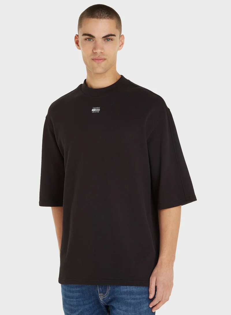 TOMMY JEANS Logo Crew Neck T-Shirt