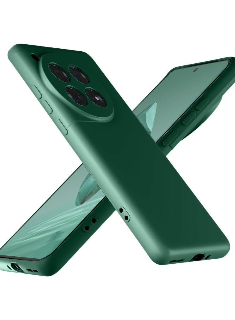Wtech Soft Liquid Silicone Case Cover For OnePlus 12 5G 2023 Dark Green - Image 2
