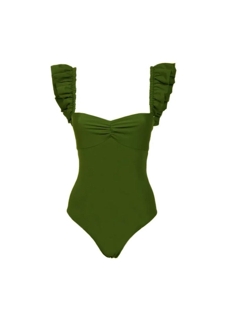 Y&D 2-Piece Women Swimsuit with Skirt Holiday Beach Dress Female Retro Swimwear Vintage Surf Wear Summer - Image 3