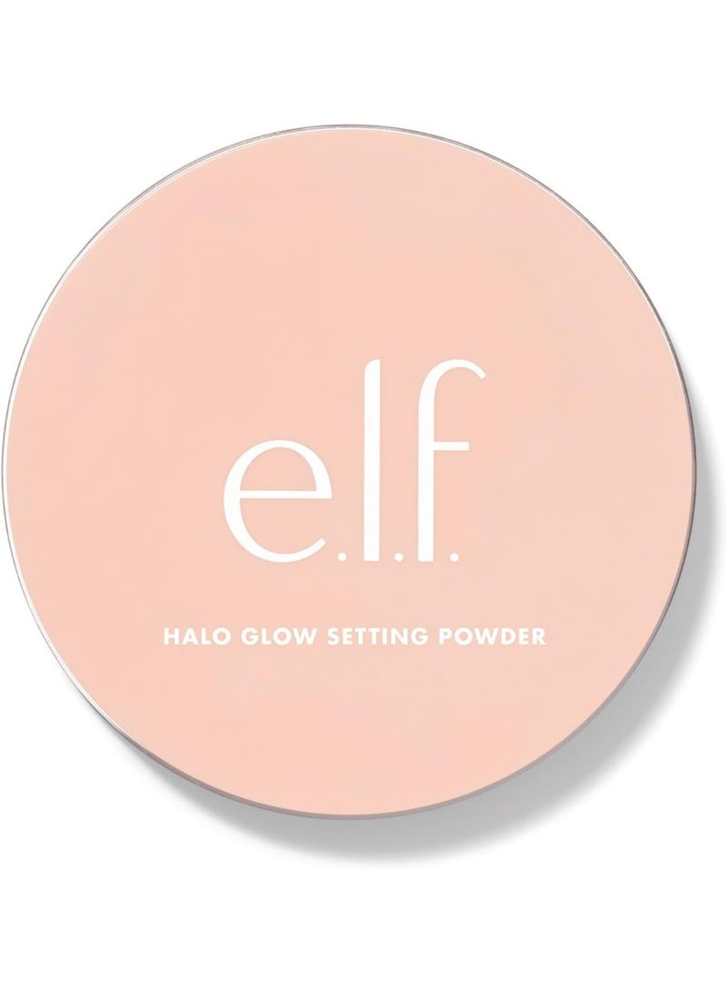 إلف بودرة هالو جلو لتثبيت المكياج، ناعمة، خفيفة الوزن، غير لامعة، ناعمة، تقلل من المسام والخطوط الدقيقة، تخلق لمسة نهائية شبه غير لامعة، 0.24 أونصة (فاتح) - Image 2
