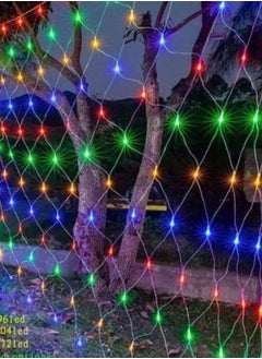 Generic Multicolor Light LED Net Curtain String Light 120 LED  - Image 3
