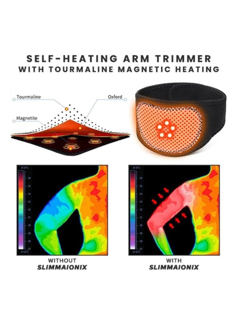 Adjustable Arm and Thigh Trimmers with Tourmaline Acupressure for Self-Heating, Weight Loss, and Cellulite Reduction. Perfect for Shaping and Toning Your Body! - Image 3