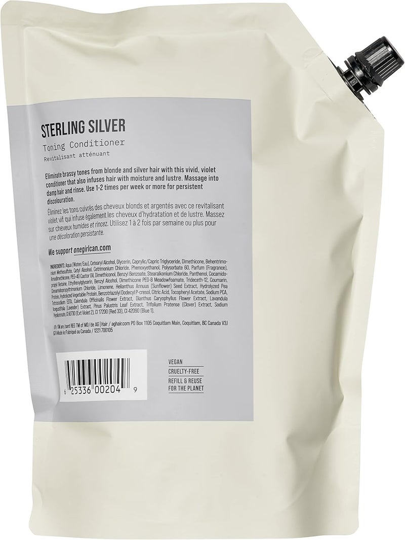 AG Care Colour Care Sterling Silver Toning Conditioner 338 Fl Oz - Image 2