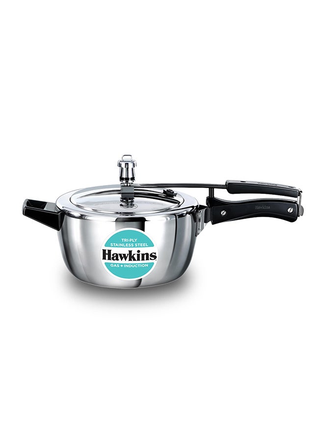 Hawkins طباخ ضغط من الفولاذ المقاوم للصدأ ثلاثي الطبقات، طباخ بغطاء داخلي، (HSST35) - Image 1