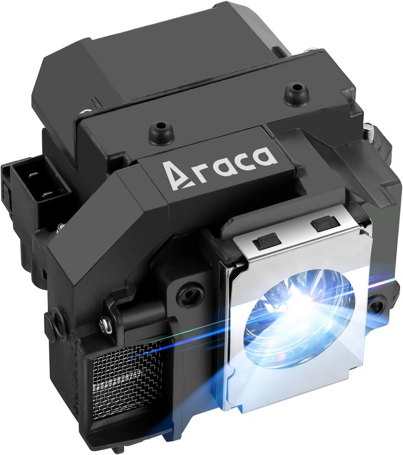 Araca ELPLP54 Replacement Projector Lamp with Housing for ELPLP55 Epson EX71 EX51 H331A EX31 H309A H310C H328A H328B PowerLite S8+ S7 705HD H335A EB-W8D PowerLite Presenter Lamp - Image 1