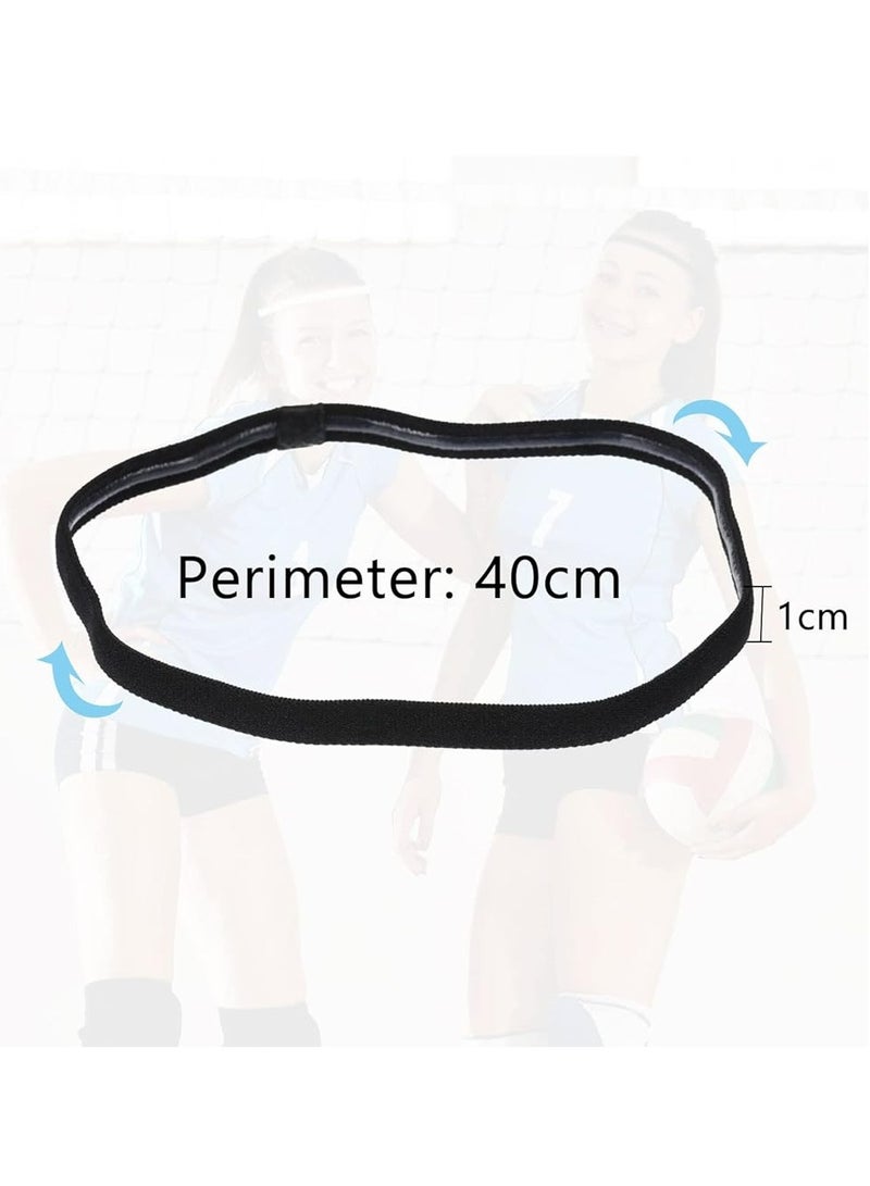 أوزيغالور عصابات رأس رياضية مرنة سميكة سميكة غير قابلة للانزلاق، قابلة للتمدد للنساء والرجال، للاستخدام في التمارين الرياضية والصالات الرياضية - Image 3