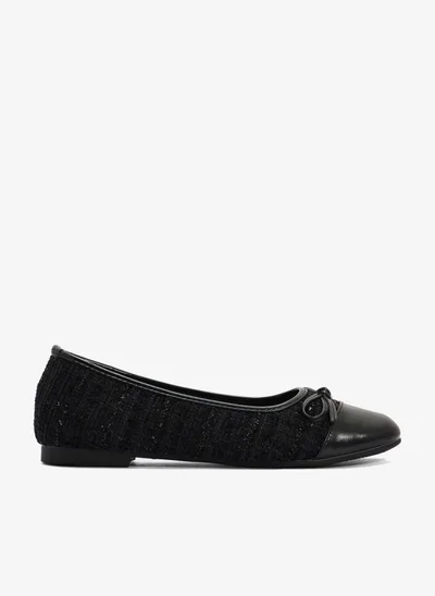 ELLA Womens Ballerina Flat With Bow