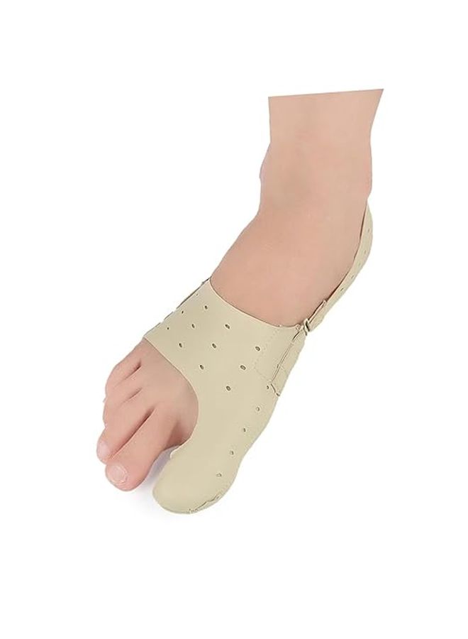 Beige Unisex Breathable Bunion Correction Toe Separator Socks Size S - Image 1