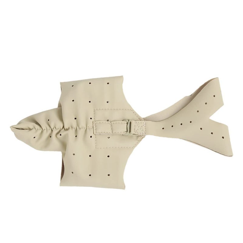 Beige Unisex Breathable Bunion Correction Toe Separator Socks Size S - Image 5