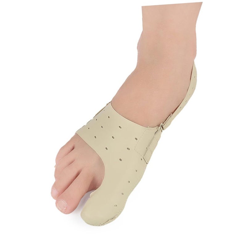 Beige Unisex Breathable Bunion Correction Toe Separator Socks Size S - Image 2