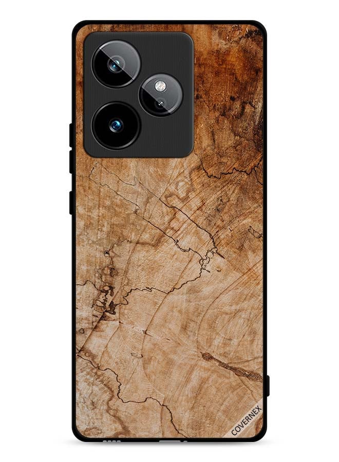 Covernex Realme GT 7T 5G Protective Case Cover Vintage Wooden Pattern