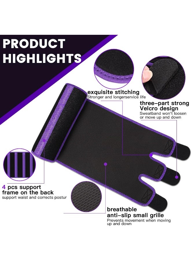 RIYA Waist Trimmer Sweat Waist Trainer Women Waist Sweat Belt Band Belly Stomach Wrap - Image 1