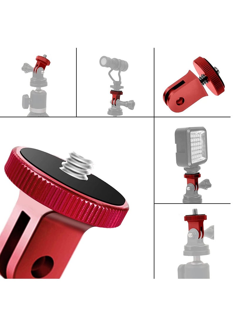 سبائك الألومنيوم قوس الكاميرا تركيب محول تمديد الذراع متوافق مع insta360 واحد X3 / X2 / X ( الأحمر ) - Image 2