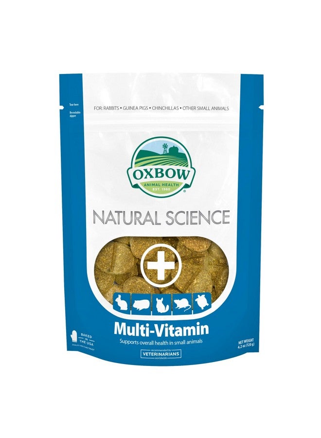 أوكسبو مكمل غذائي متعدد الفيتامينات من أوكسبو أنيمال هيلث، العلوم الطبيعية، غني بالألياف للأرانب وخنازير غينيا، مصنوع من تبن تيموثي، مناسب للأسر متعددة الحيوانات الأليفة، أحماض أوميغا 3 و6 الدهنية، صنع في الولايات المتحدة الأمريكية، كيس 4.2 أونصة - Image 1