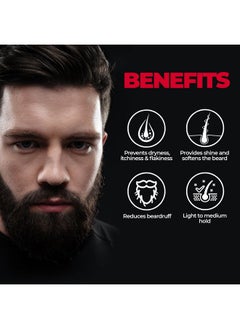 BEARDO Heavy Duty Beard Balm, 40G | Beard Nourishment & Styling Balm For Smooth & Shiny Beard | Reduce Beardruff Prevent Dryness, Itchiness & Flakiness  - Image 4