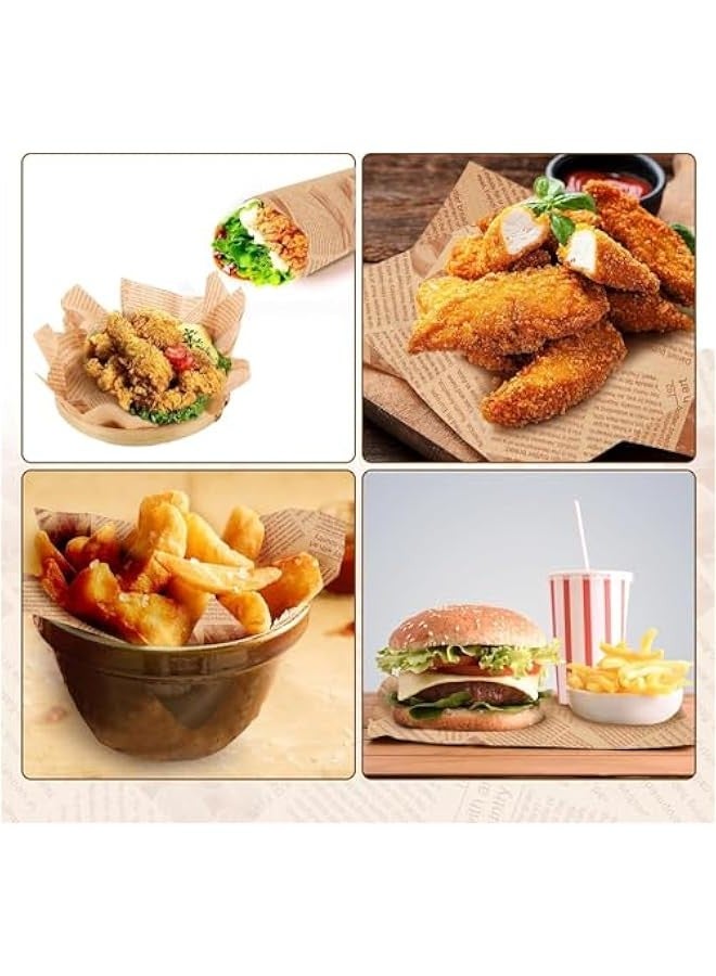 Beauenty Parchment Paper Sheets 100 Sheets Wax Paper for Baking Sandwiches Wrapping Paper, Greaseproof Non-Stick Packaging Paper for Picnic, Party - Image 5