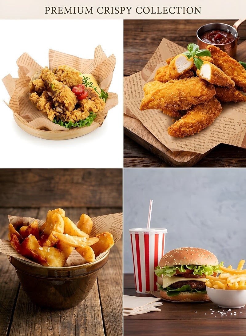 Beauenty Parchment Paper Sheets 100 Sheets Wax Paper for Baking Sandwiches Wrapping Paper, Greaseproof Non-Stick Packaging Paper for Picnic, Party - Image 5