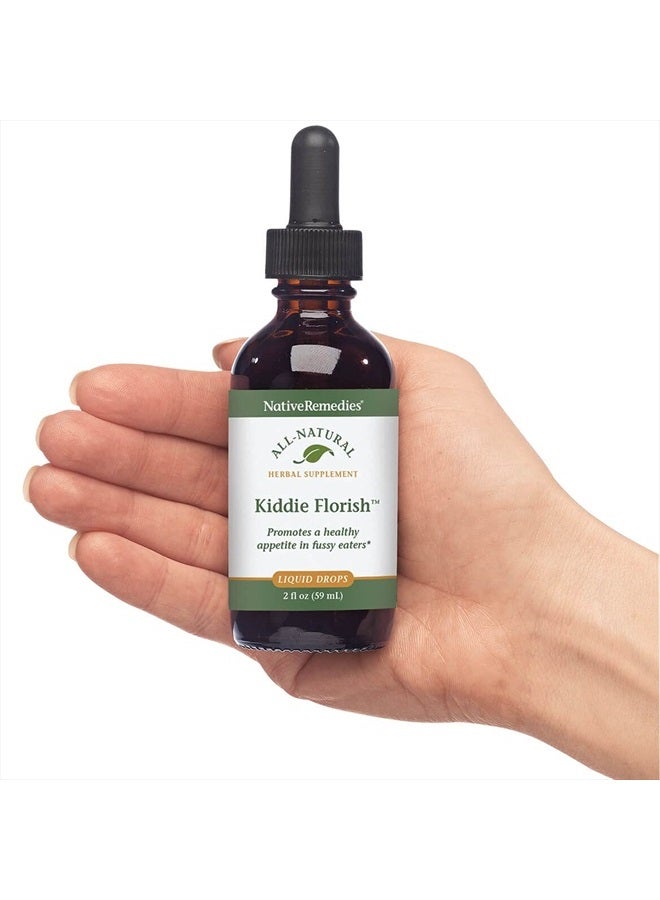 Native Remedies كيددي فلورش - مكمل عشبي طبيعي بالكامل يعزز الشهية الصحية لدى الأطفال الانتقائيين - 59 مل - Image 4