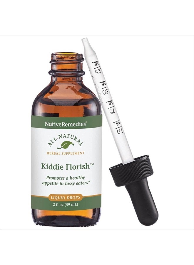 Native Remedies كيددي فلورش - مكمل عشبي طبيعي بالكامل يعزز الشهية الصحية لدى الأطفال الانتقائيين - 59 مل - Image 2