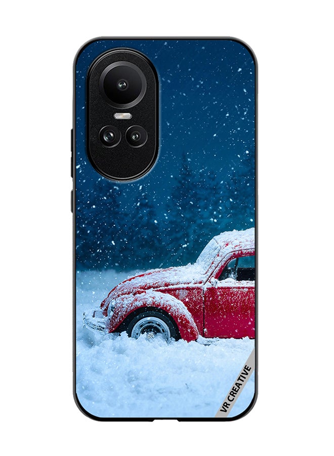 VR CREATIVE Protective Case Cover For Oppo Reno 10 Christmas Car Design Multicolour - Image 1