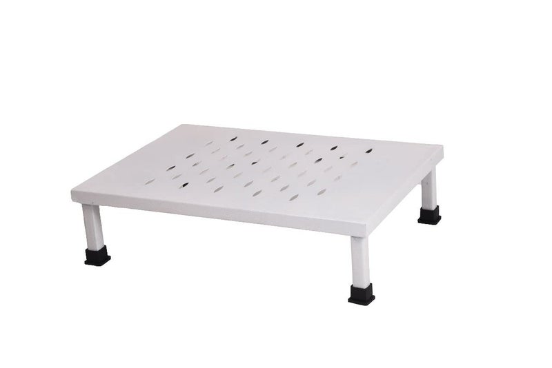 SPYLOCK حامل ميكروويف SPYLOCK عالي الجودة لمطبخ المنصة بتصميم أبيض - Image 1