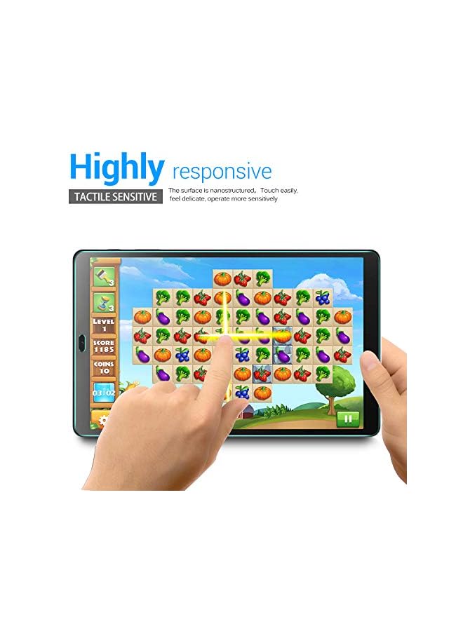 PROMASS Ivso Screen Protector For Samsung Galaxy Tab A 10.1 (2019) T510,9H Scratch Resistant Premium Tempered Glass Screen Protector Anti-Shatter Film For Samsung Galaxy Tab A 10.1 (2019) T515.Transparent - Image 4