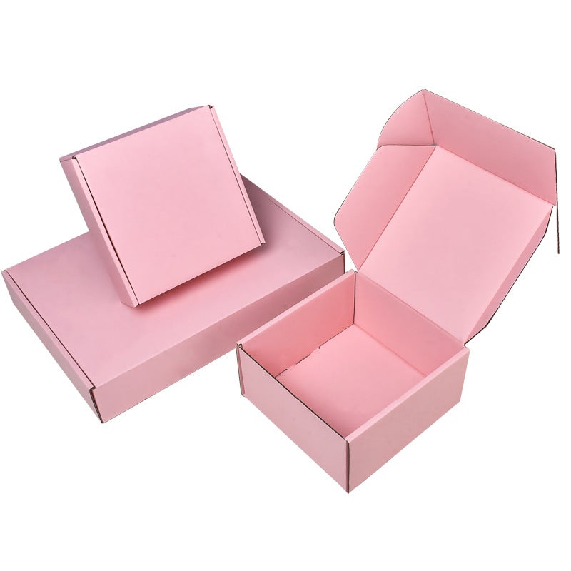 Express Box Packaging Box Black Aircraft Box Candy Color Box Printable Logo Color Aircraft Box - Image 5