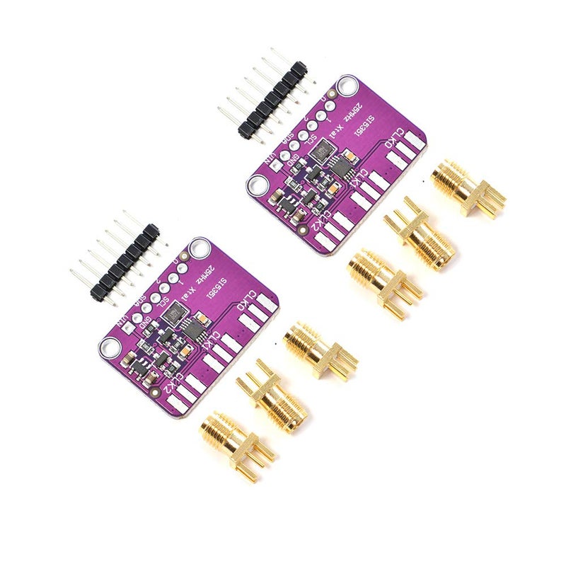 Comimark لوحة قطع مولد الساعة Comimark Cjmcu-5351 Si5351A Si5351 I2C (2 قطعة) - Image 1
